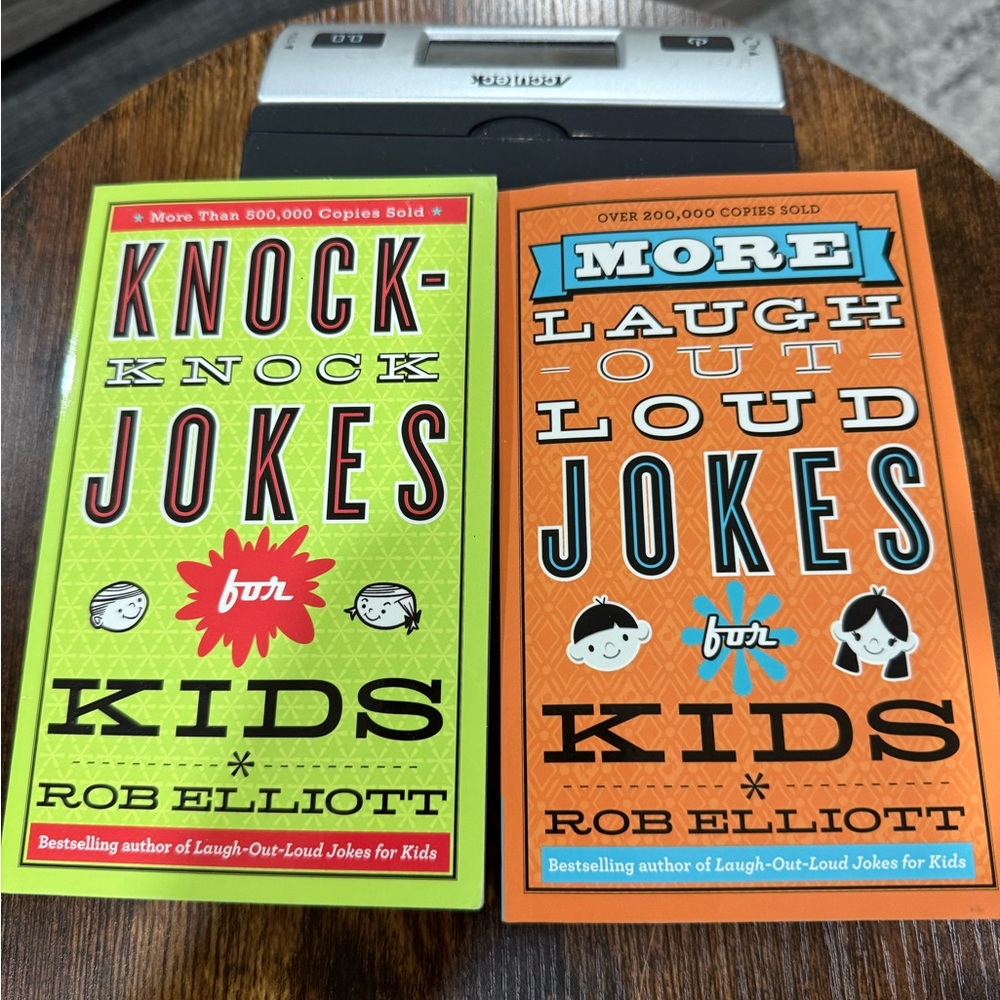 Knock Knock Kids Joke Books - Green and Orange